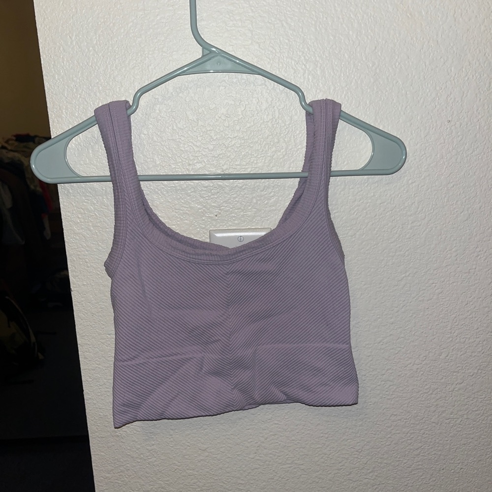 the viral tank top!! nikibiki light purple tank top